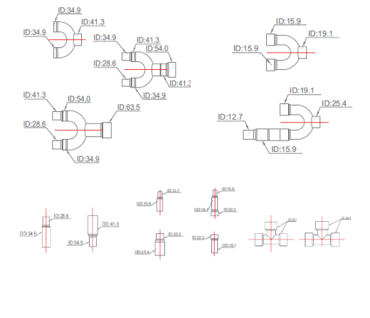 Разветвитель General Climate CE-FQZHW-04 комплект для 4-х наружных блоков MV (D3, D4)